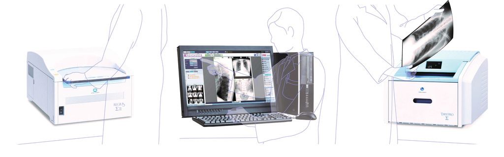 Термопринтер рентгеновских снимков Konica Minolta Drypro Sigma