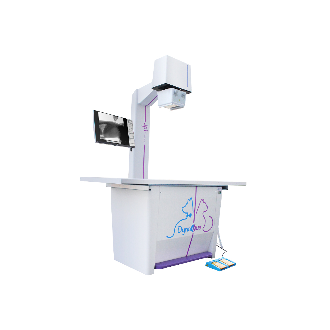 Цифровая рентгеновская система 2-в-1 JPI DynaVue для диагностики животных